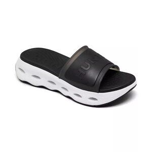 Hunter Women’s Black Geneva Square-Toe Slip-On Sandals Size 9M